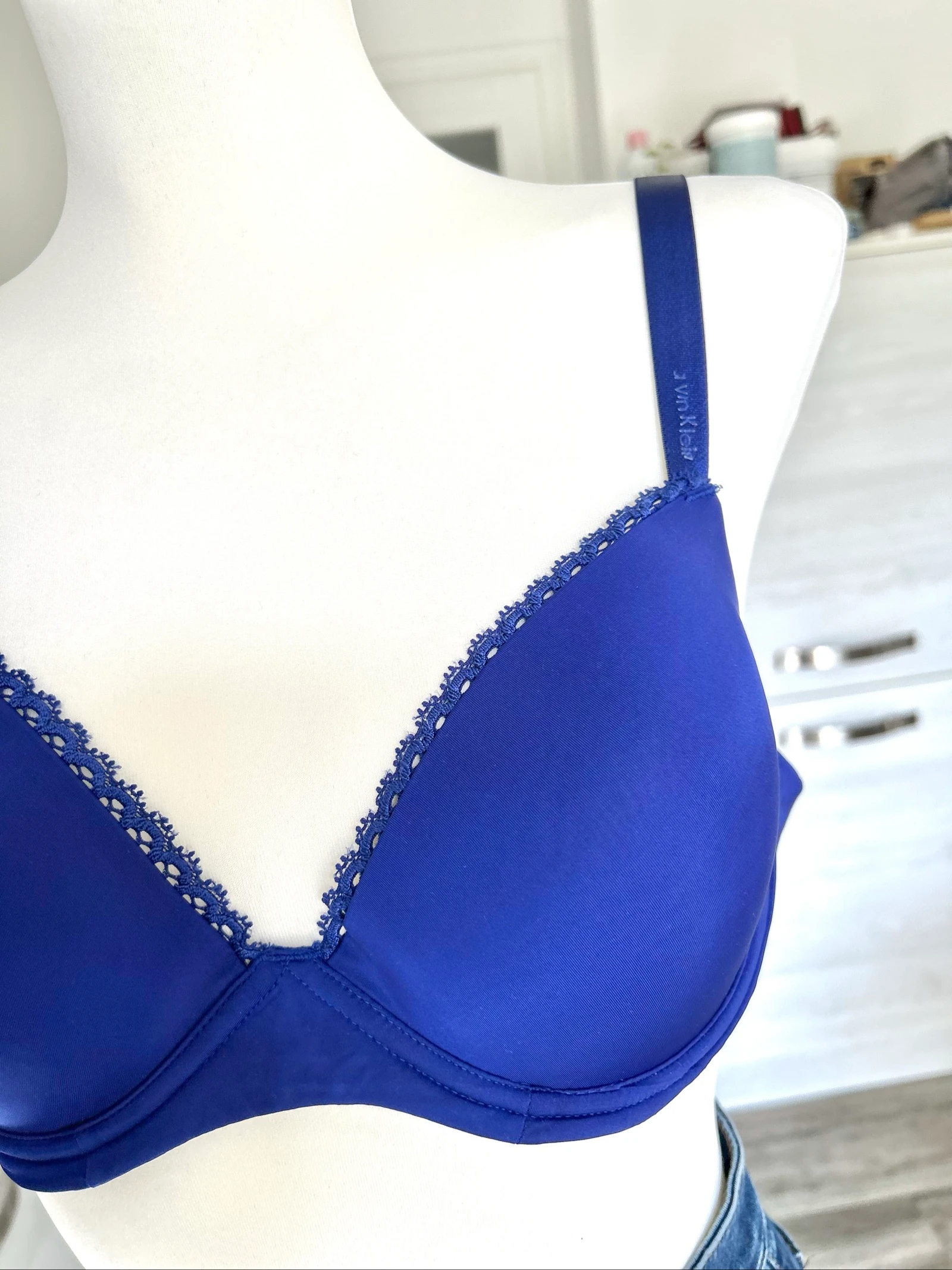 Sutiã Calvin Klein roxo de nylon Tamanho 36C – photo 7